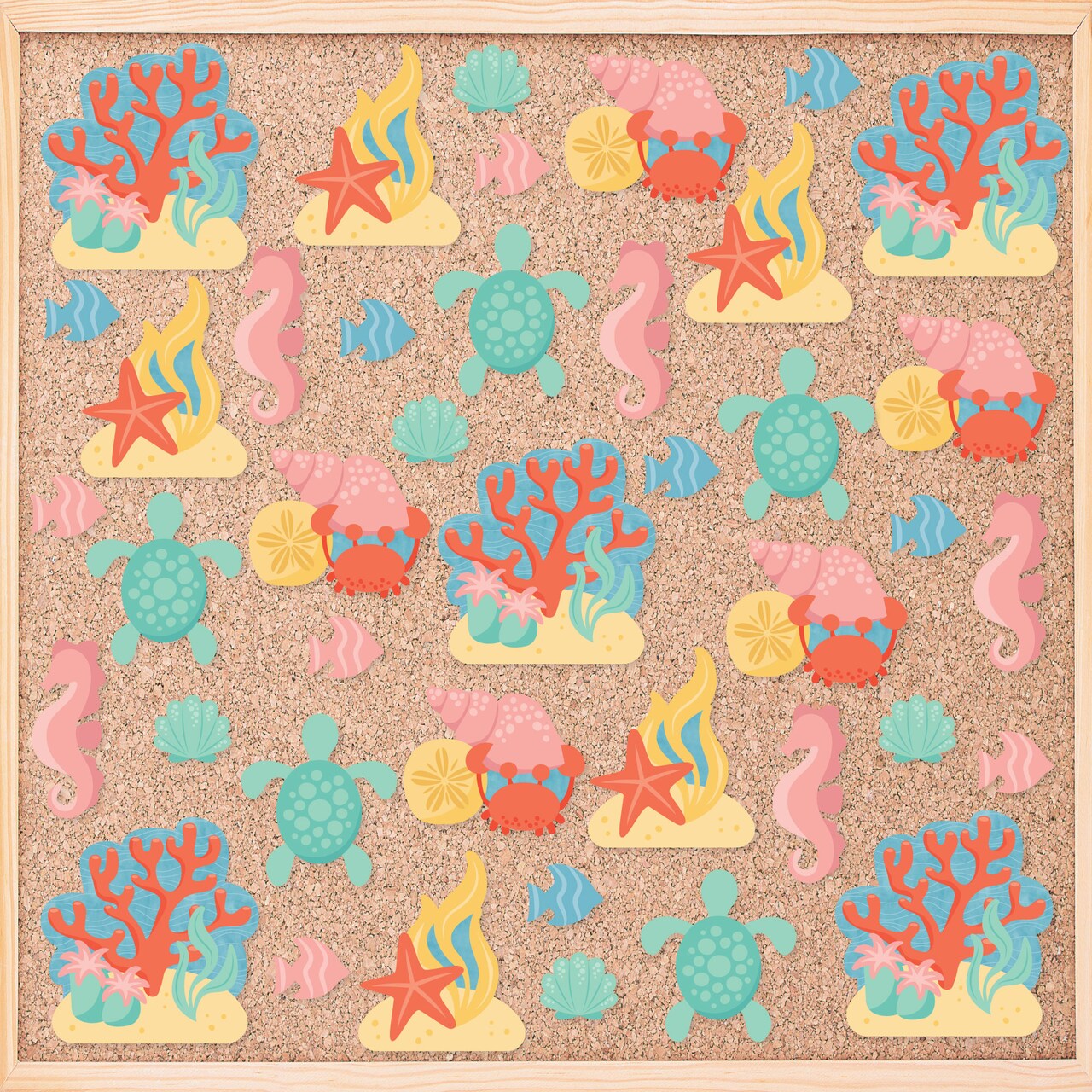 Big Dot of Happiness Ocean Creatures - DIY Classroom Decorations - Bulletin Board Cut-Outs - Set of 40